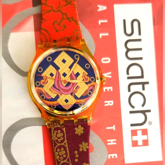Swatch watch LAMA GJ113 1994 Standard Gents New old stock - Picture 1 of 10